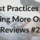 Best Practices for Getting More Online Reviews #2