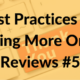 Best Practices for Getting More Online Reviews #5